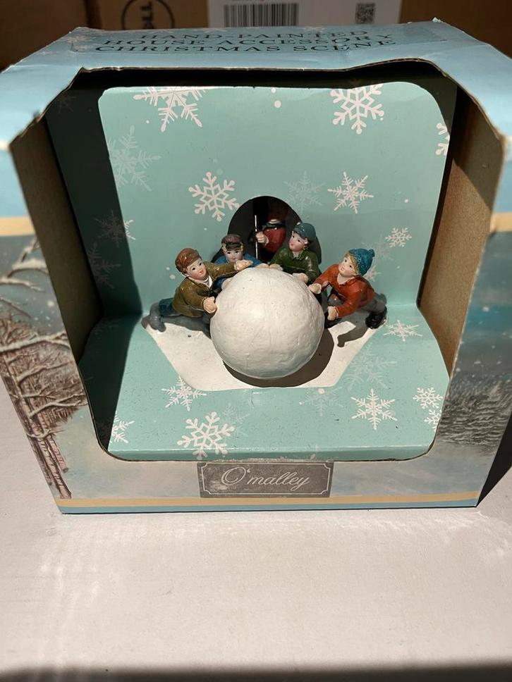O'Malley Sneeuwbal Scène - Nieuw!, Diversen, Kerst, Nieuw, Ophalen of Verzenden