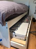 1 peroonsbedframe + logeerbed, Huis en Inrichting, Ophalen, Zo goed als nieuw, Eenpersoons
