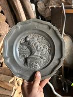 Zwaar tinnen bord, Antiek en Kunst, Ophalen of Verzenden