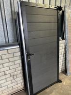 Composiet tuindeur zwart, Tuin en Terras, Tuinpoorten, Gebruikt, Vlotbrugweg 19a, 150 tot 200 cm, Composiet