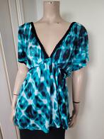 Roberto Cavalli Blouse maat 40/42, Kleding | Dames, Blauw, Maat 42/44 (L), Ophalen of Verzenden, Zo goed als nieuw