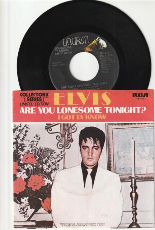 ELVIS PRESLEY  -  ARE YOU LONESOME TONIGHT?  /  I GOTTA KNOW, Cd's en Dvd's, Vinyl Singles, Gebruikt, Single, Pop, 7 inch, Verzenden