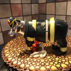 Sier koe,brandweer,hoog 16 cm,lengte 22 cm en breed 8 cm, Ophalen of Verzenden, Zo goed als nieuw