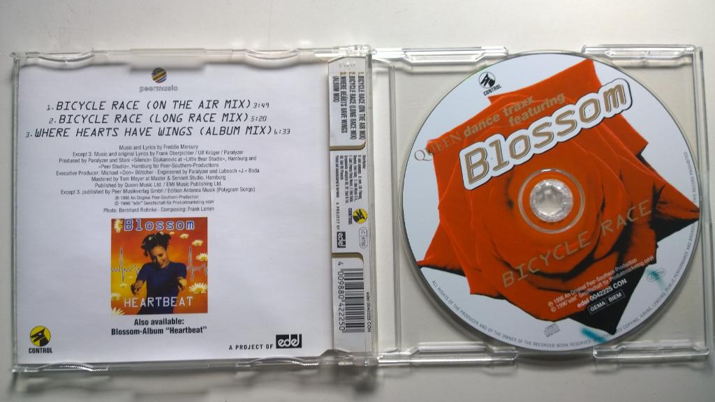 Blossom - Bicycle Race, Maxi-single, Ophalen of Verzenden, Zo goed als nieuw, 1 single