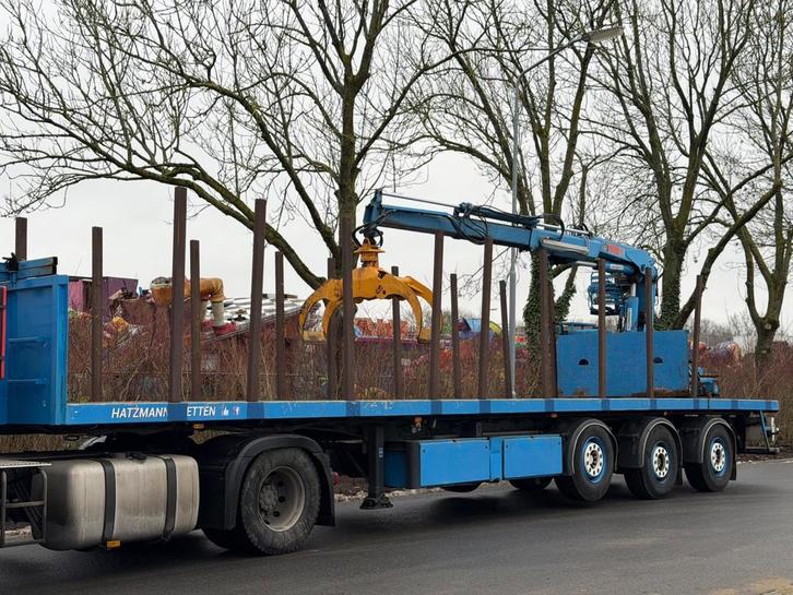 Bulthuis TSAA 44 BUIZEN/BOOMEN TRAILER - HULTDINS KNIJPER -, Auto's, Vrachtwagens, Bedrijf, Te koop, Aanhangers en Opleggers, Overige brandstoffen