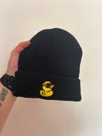 Unisex zwarte muts met badeend zgan, Maat 38/40 (M), Ophalen of Verzenden, Muts, Merkloos