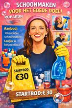 Roparun dienstenveiling -  Schoonmaken - door Michelle, Ophalen, Nieuw
