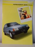 Brochure Peugeot 205 3-deurs 1985., Ophalen of Verzenden, Nieuw, Peugeot