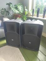 2x RCF Art 425-a MKII - 1x geen hoge tonen, Gebruikt, 120 watt of meer, Front, Rear of Stereo speakers, Ophalen