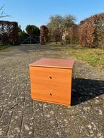 2 nachtkastjes, Huis en Inrichting, Ophalen, Zo goed als nieuw, Hout, Minder dan 45 cm
