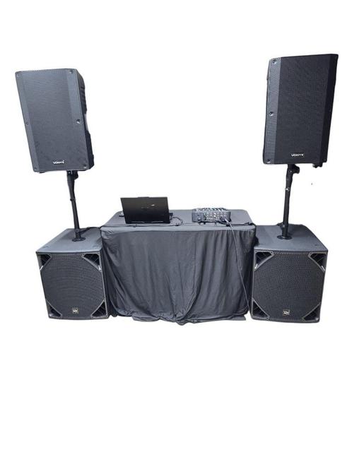 te huur speaker set 4800 watt, Hobby en Vrije tijd, Feestartikelen | Verhuur, Zo goed als nieuw, Overige, Ophalen of Verzenden