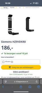 Siemens HZ9VDR0 kringloopwerking kookplaat met afzuiging, Witgoed en Apparatuur, Kookplaten, Nieuw, Inbouw, Inductie, 4 kookzones