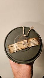 Gasmasker filterbus K 1954, Ophalen of Verzenden, Landmacht, Nederland