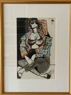 Studie nr. VI  , Picasso, Antiek en Kunst, Ophalen of Verzenden