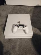 PS4 Pro Wit + Veel Games, Spelcomputers en Games, Spelcomputers | Sony PlayStation 4, Ophalen of Verzenden, 1 TB, Met 1 controller