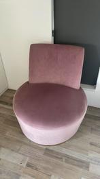 Oud roze fauteuil, Huis en Inrichting, Fauteuils, 75 tot 100 cm, Ophalen of Verzenden, Zo goed als nieuw