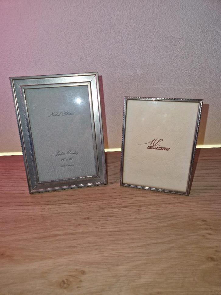 brocant antiek 2 x fotolijstje heel oud, Antiek en Kunst, Curiosa en Brocante, Ophalen of Verzenden