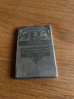 Vintage Zilverkleurig Sigarettenhouder, silva chrome, Ophalen of Verzenden, Zilver