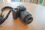 Nikon D3100 met tas en kitlens 18-55mm, 14 Megapixel, Gebruikt, Spiegelreflex, Ophalen of Verzenden
