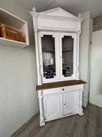 Antieke Hoekkast met Glasdeuren, Antiek en Kunst, Antiek | Meubels | Kasten, Ophalen of Verzenden