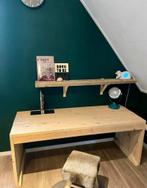 Kinderbureau steigerhout, Huis en Inrichting, Bureaus, Ophalen, Gebruikt