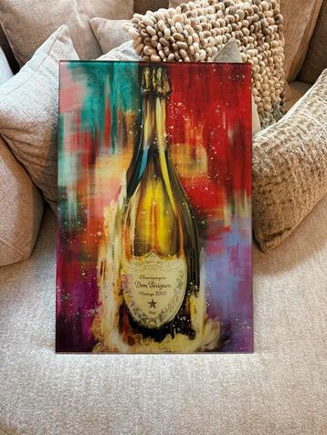 Nieuw glas schilderij 40x60 beschikbaar voor biedingen