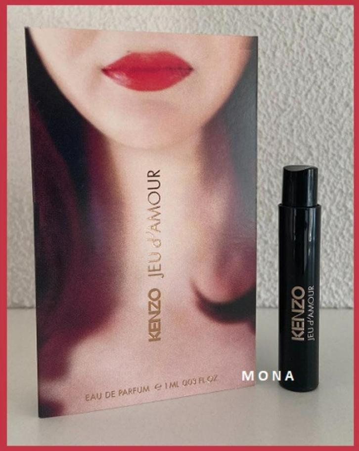 KenzoJeu d'Amour parfum sample proefje tester monster, Sieraden, Tassen en Uiterlijk, Uiterlijk | Parfum, Nieuw, Verzenden