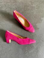 i522 Mauro Teci maat 39 suede-leren pumps schoenen hak roze, Mauro Teci, Zwart, Ophalen of Verzenden, Zo goed als nieuw