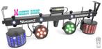 LED ShowBar 2x PAR 6x 4in1 2xButterfly, Laser, Stroboscoop, Nieuw, Kleur, Ophalen of Verzenden, Licht