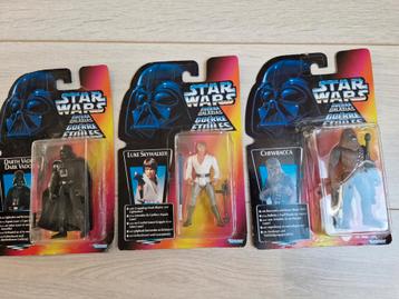 1995 3 actiefiguren star wars darth vader luke skywalker beschikbaar voor biedingen