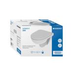 Geberit 280 Basic Rimfree wandcloset pack, softclose zitting, Ophalen of Verzenden, Nieuw, Steen, Toilet