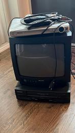 Perfect werkende tv + videorecorder en dvd speler, Audio, Tv en Foto, Vintage Televisies, Philips, Gebruikt, Ophalen