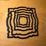 Snijmallen set zwart sierlijk vierkant, Hobby en Vrije tijd, Ophalen of Verzenden, Zo goed als nieuw, Overige thema's, Pons of Mal