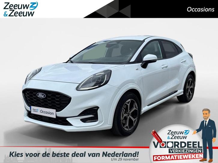Ford Puma 1.0 EcoBoost Hybrid ST-Line 125pk automaat | Stoel, Auto's, Ford, Bedrijf, Te koop, Puma, ABS, Achteruitrijcamera, Airbags