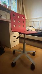 Bureaustoel, Huis en Inrichting, Bureaustoelen, Ophalen, Gebruikt, Roze, Bureaustoel