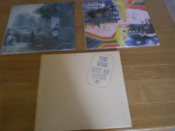 vintage LP 2x Moody Blues 1 x WHO