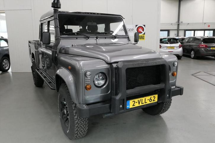 Land Rover Defender 130 CREWCAB DC 4WD (Goed onderhouden), Auto's, Bestelauto's, Bedrijf, Te koop, Airconditioning, Alarm, Centrale vergrendeling