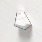 Zilverkleurige Melano twisted grote geo howlite, Sieraden, Tassen en Uiterlijk, Bedels, Verzenden