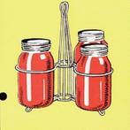 vintage Tomado JAMPOT-HOUDER retro fifties retro Mid Century, Ophalen of Verzenden, Huis en Inrichting