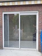 Aluminium schuifpui evt met lamellen + ophangsysteem, Ophalen, Gebruikt, Aluminium, 150 tot 225 cm