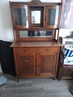 Antieke vitrine kast, Huis en Inrichting, Kasten | Vitrinekasten, Ophalen, Gebruikt, 25 tot 50 cm, Glas