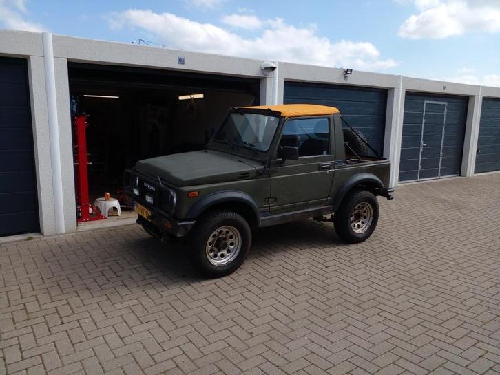Suzuki Samurai 1988 Groen, Auto's, Suzuki, Particulier, Samurai, 4x4, Bluetooth, Radio, Benzine, Cabriolet, Handgeschakeld, Geïmporteerd