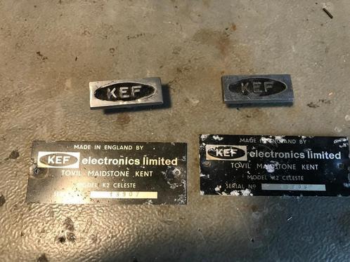 KEF celeste k2 emblemen en plaatjes, Audio, Tv en Foto, Luidsprekers, Gebruikt, Overige typen, Minder dan 60 watt, Overige merken