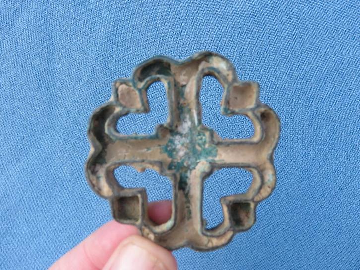 Bronzen zegel / stempel - ca. 4000 jaar oud - bodemvondst, Antiek en Kunst, Antiek | Koper en Brons, Brons, Ophalen of Verzenden