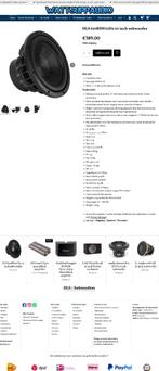 DLS 610RSW10D2 10 inch subwoofer, Auto diversen, Info@optimount.nl, Nieuw, Ophalen of Verzenden, Anholtseweg 48A 7091 HB DINXPERLO