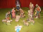 antieke Gipsen kerstgroep   beelden    21 cm groot, Diversen, Kerst, Ophalen of Verzenden, Gebruikt