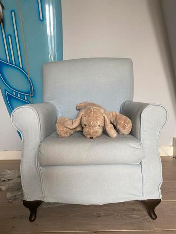 Fauteuil Kinderkamer, lichtblauw HK Living beschikbaar voor biedingen