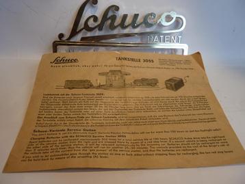 SCHUCO LEAFLET >>>TANKSTELLE 3055<<< ( Origineel)  beschikbaar voor biedingen