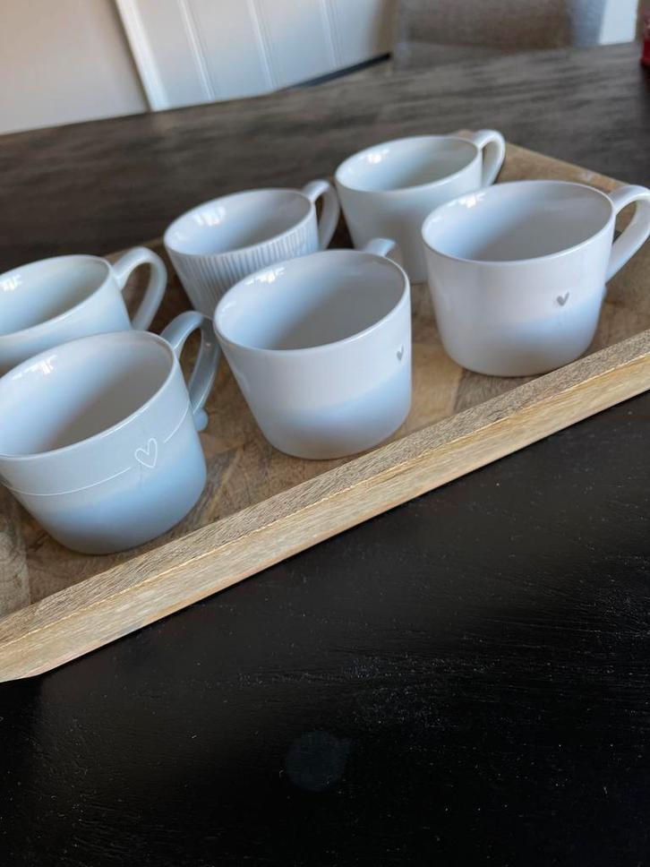 BC 6 Koffie Mokken - Lungo/Cappuccino, Huis en Inrichting, Keuken | Servies, Zo goed als nieuw, Kop(pen) en/of Schotel(s), Overige stijlen
