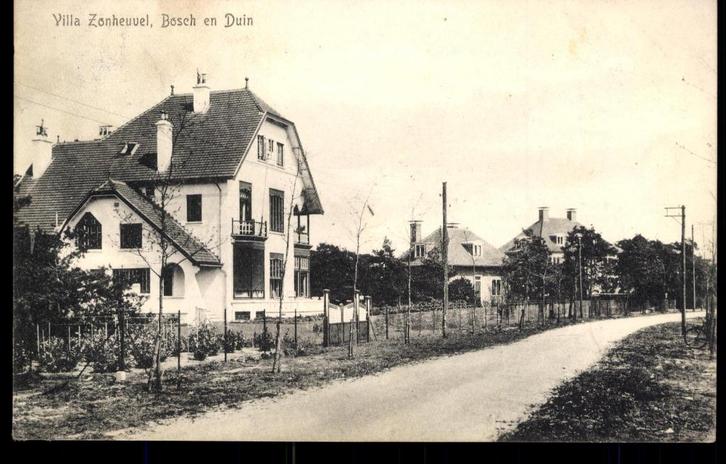 Bosch en Duin (Ut.), Villa Zonheuvel, gelopen 1917, Verzamelen, Ansichtkaarten | Nederland, Gelopen, Utrecht, Voor 1920, Verzenden